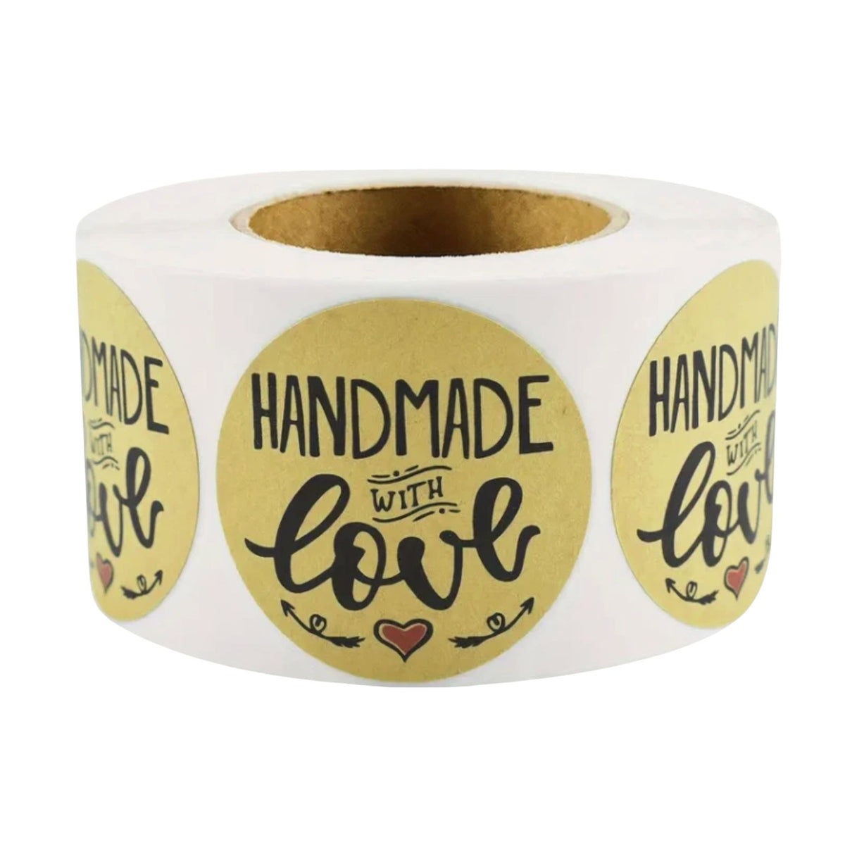 Handmade with Love Stickers - 50 Pieces