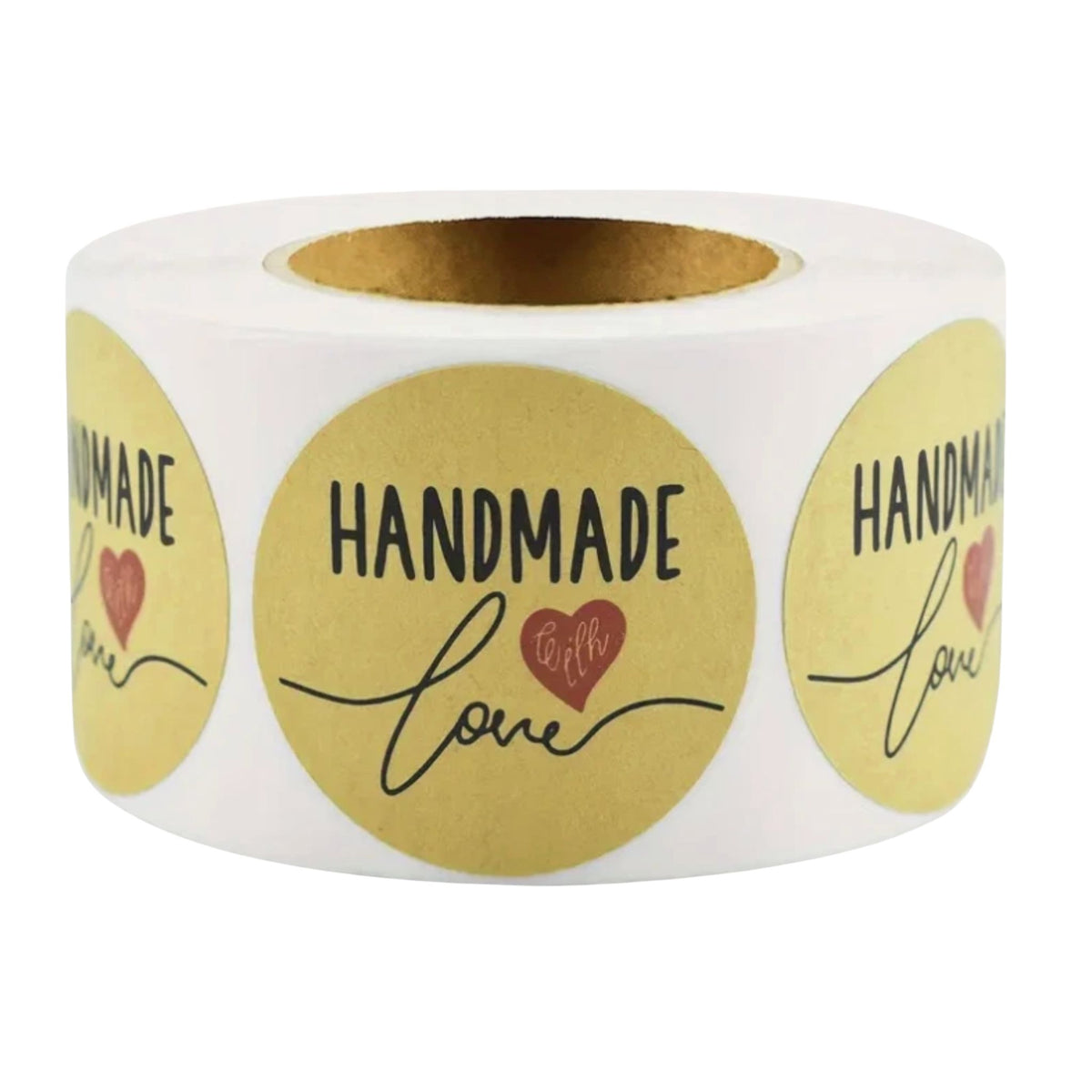 Handmade with Love Stickers - 50 Pieces