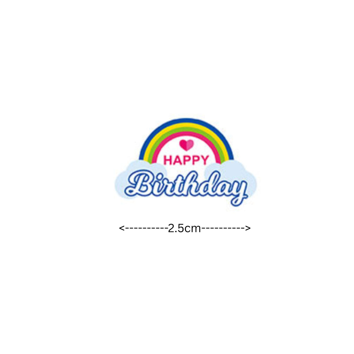 Happy Birthday Stickers #6 - 100 Pieces