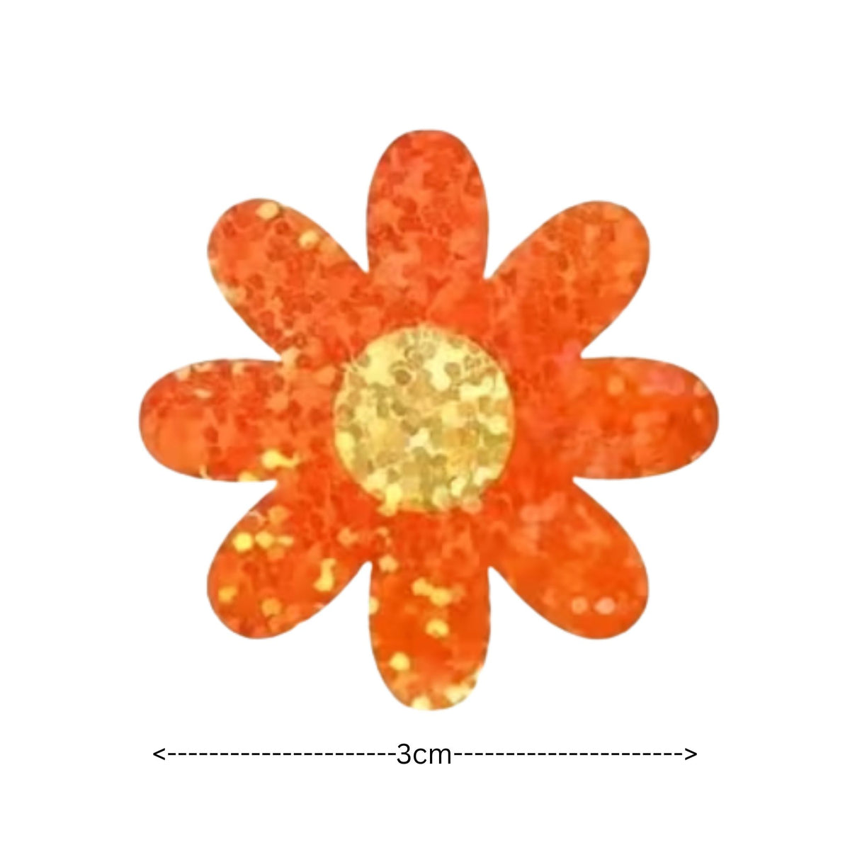 Holographic Flower Stickers - 100 Pieces