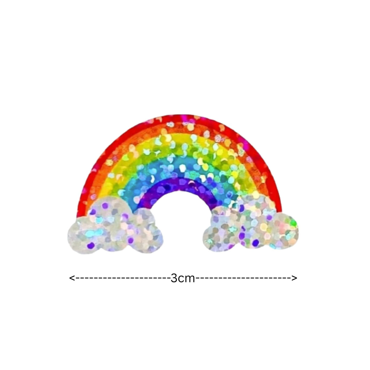 Holographic Rainbow Stickers - 100 Pieces