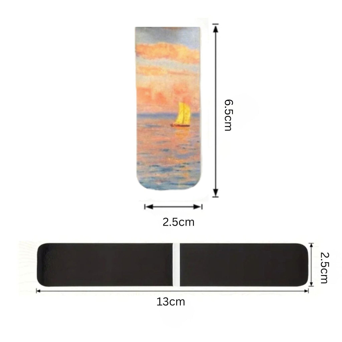 Impressionist Painting Premium Magnetic Bookmarks - Set of 2