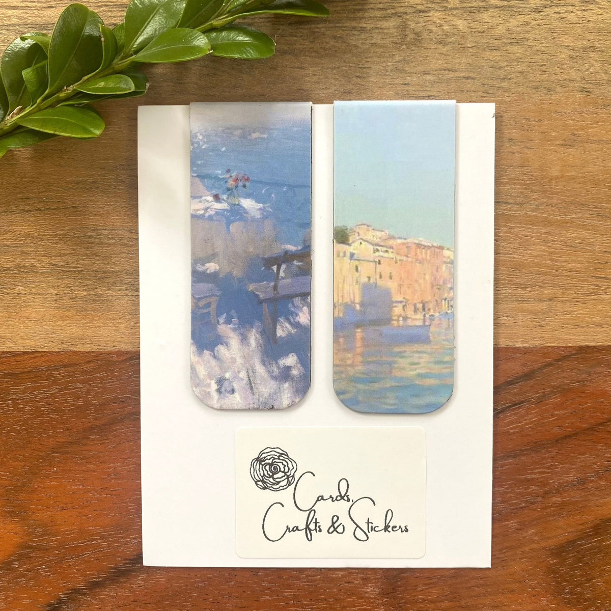 Impressionist Painting Premium Magnetic Bookmarks - Set of 2