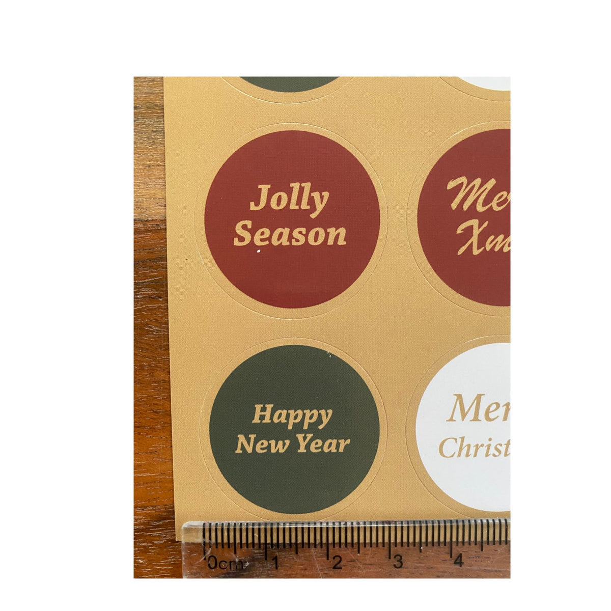 Christmas Design Stickers - 3 Sheets