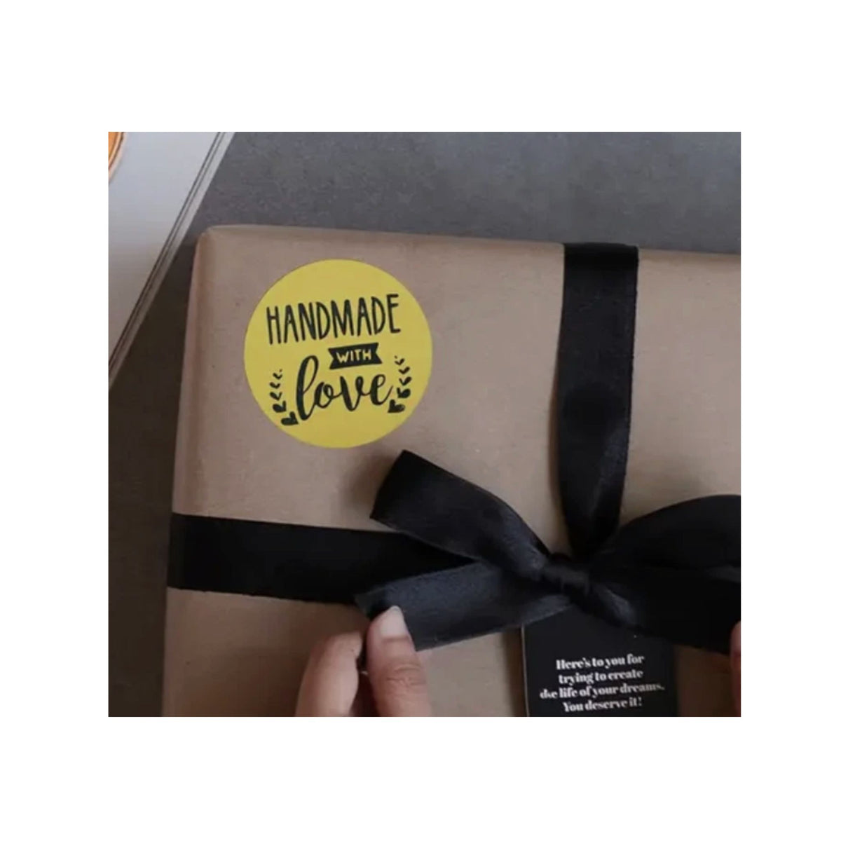 Handmade with Love Sticker - 30 Pieces