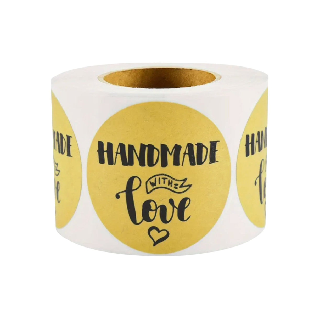 Handmade with Love Sticker - 30 Pieces
