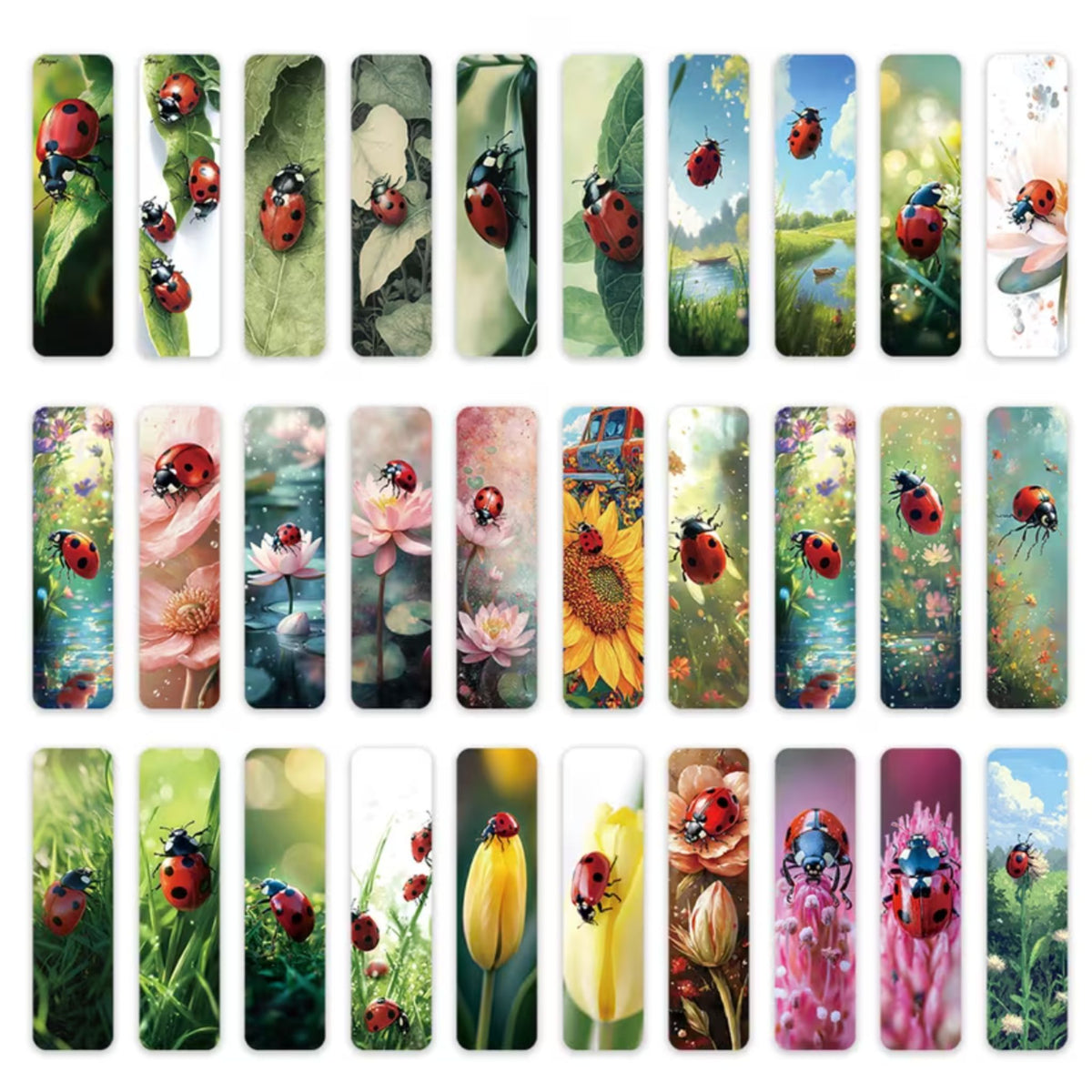 Ladybird Design Bookmarks - Set of 5