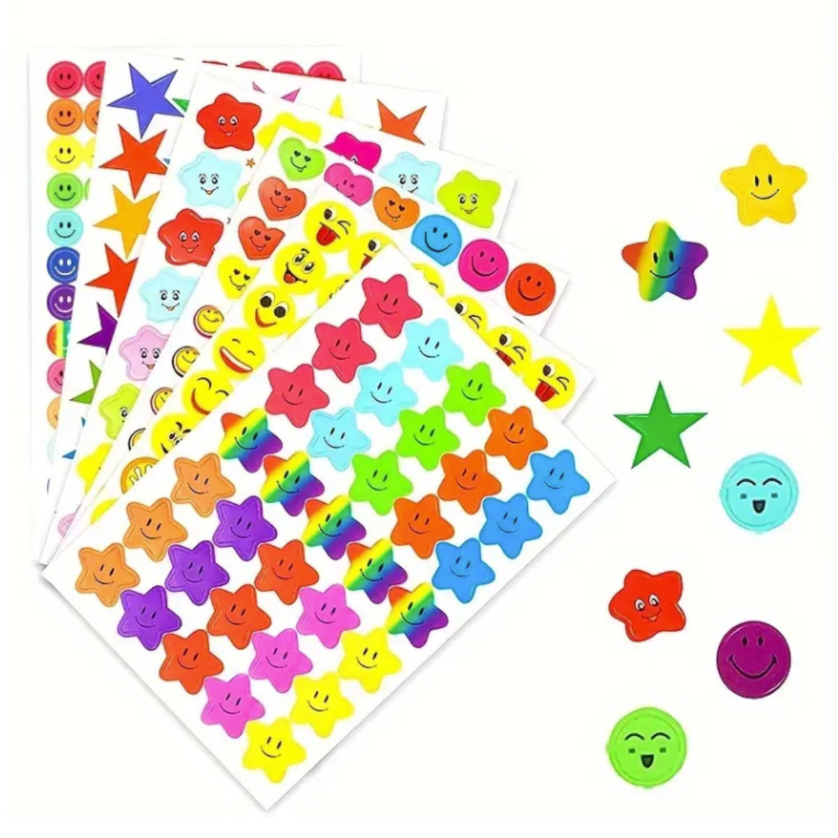 Mixed Design Reward Sticker Sheets