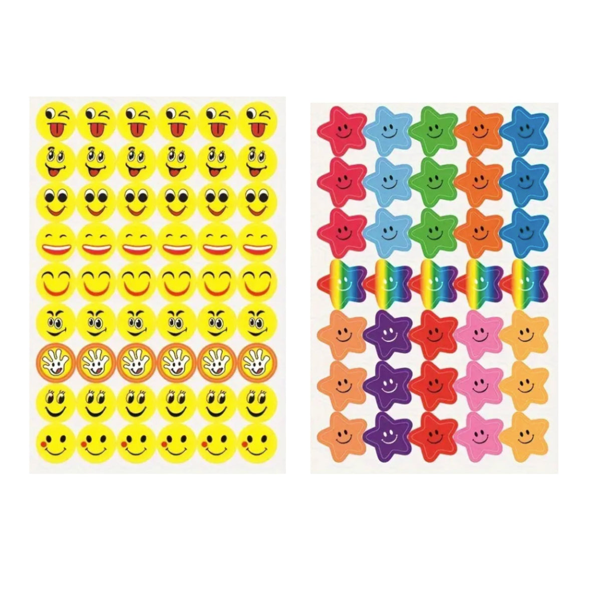 Mixed Design Reward Sticker Sheets