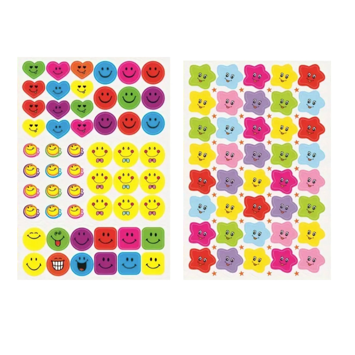 Mixed Design Reward Sticker Sheets