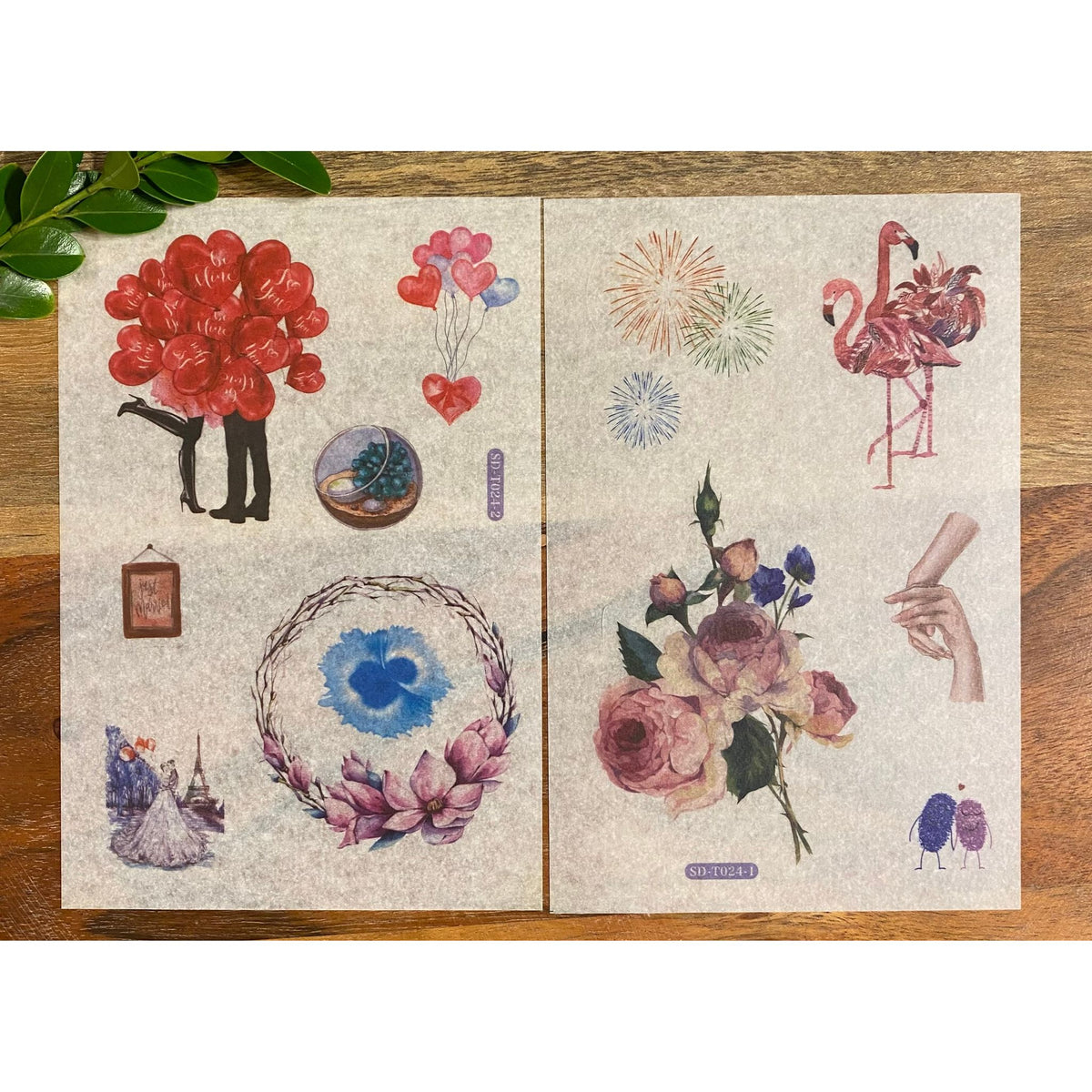 Moments of Love Washi Stickers - 6 Sheets