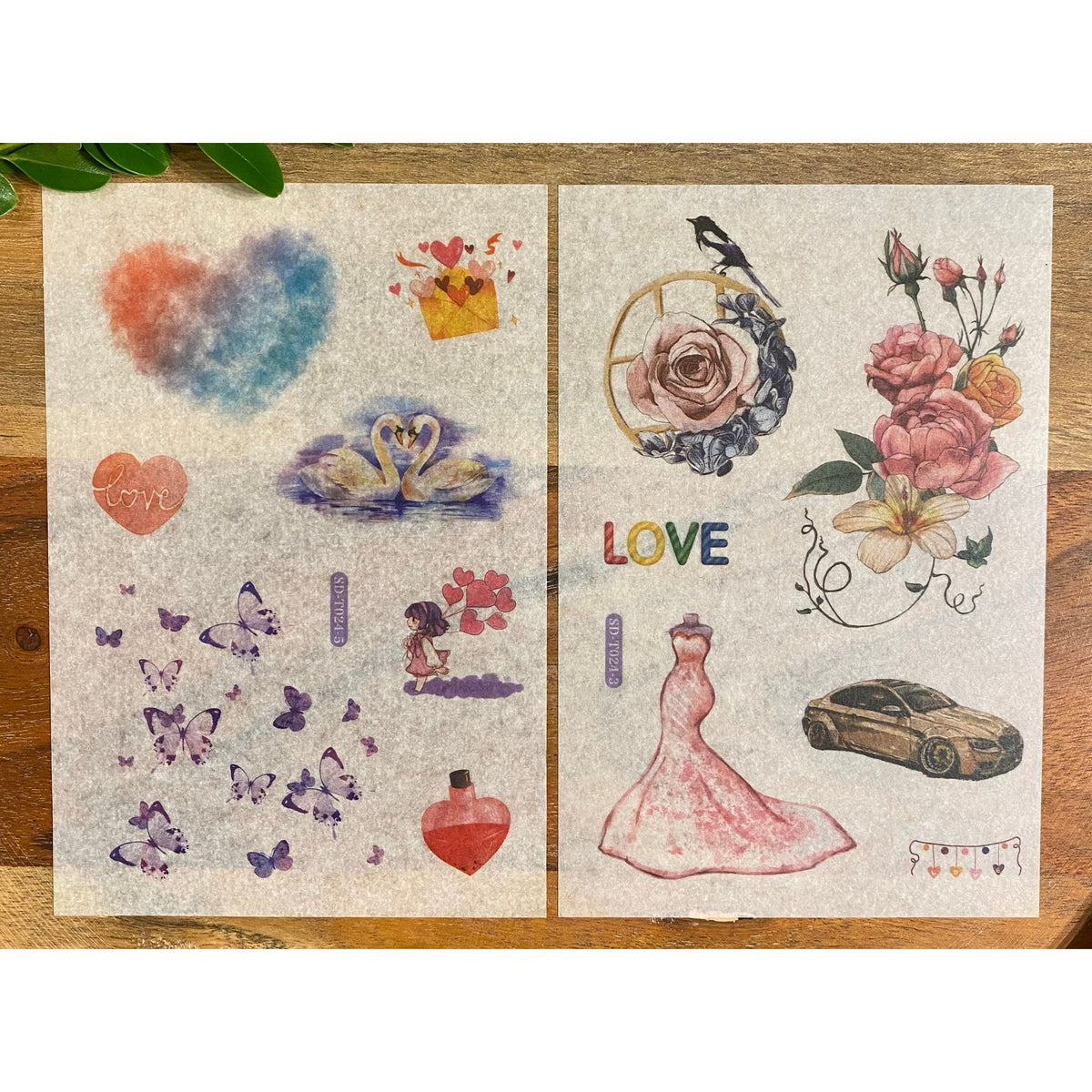 Moments of Love Washi Stickers - 6 Sheets