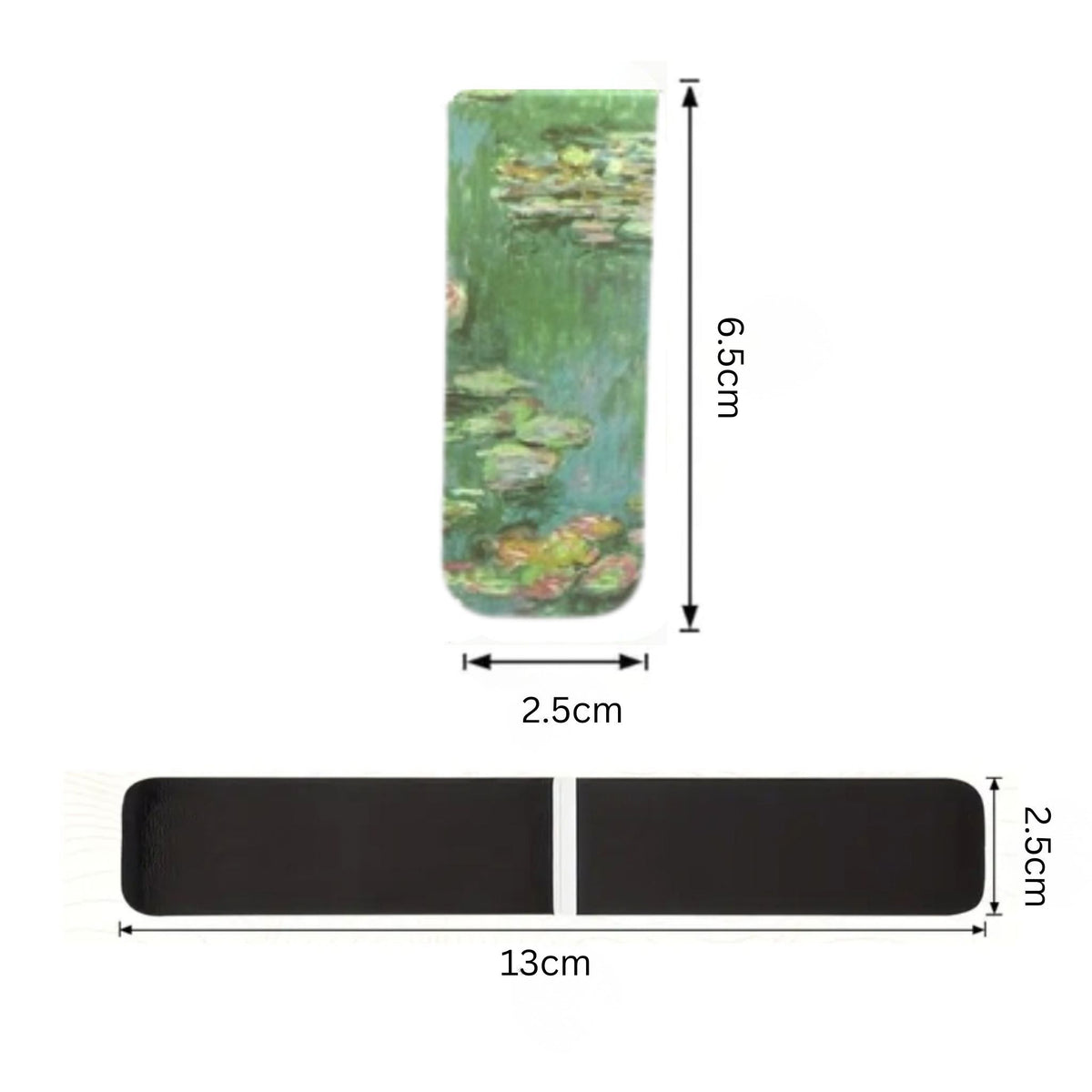 Monet Water Lillies Premium Magnetic Bookmarks - Set of 2