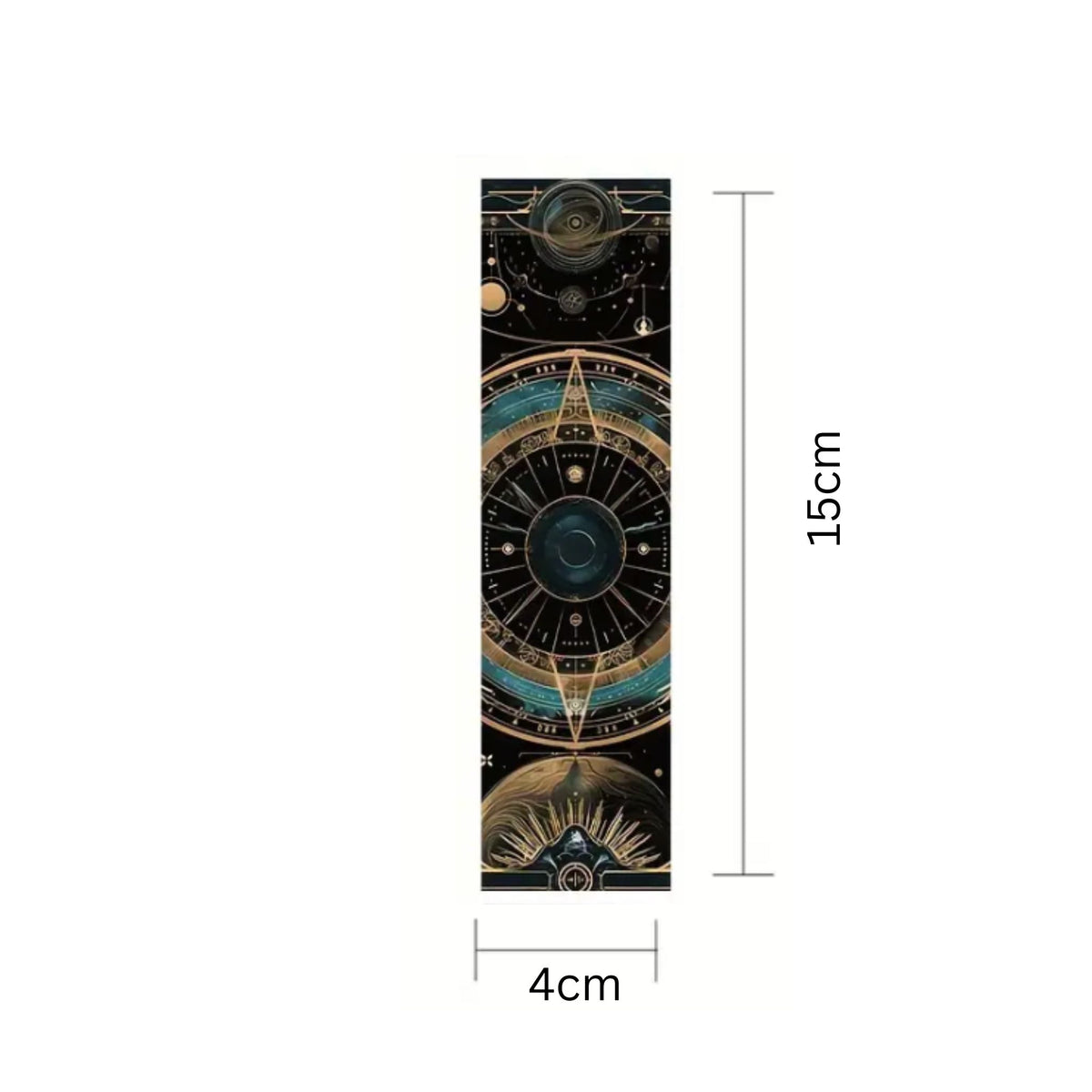Celestial Mystic Design Bookmarks - Set of 5