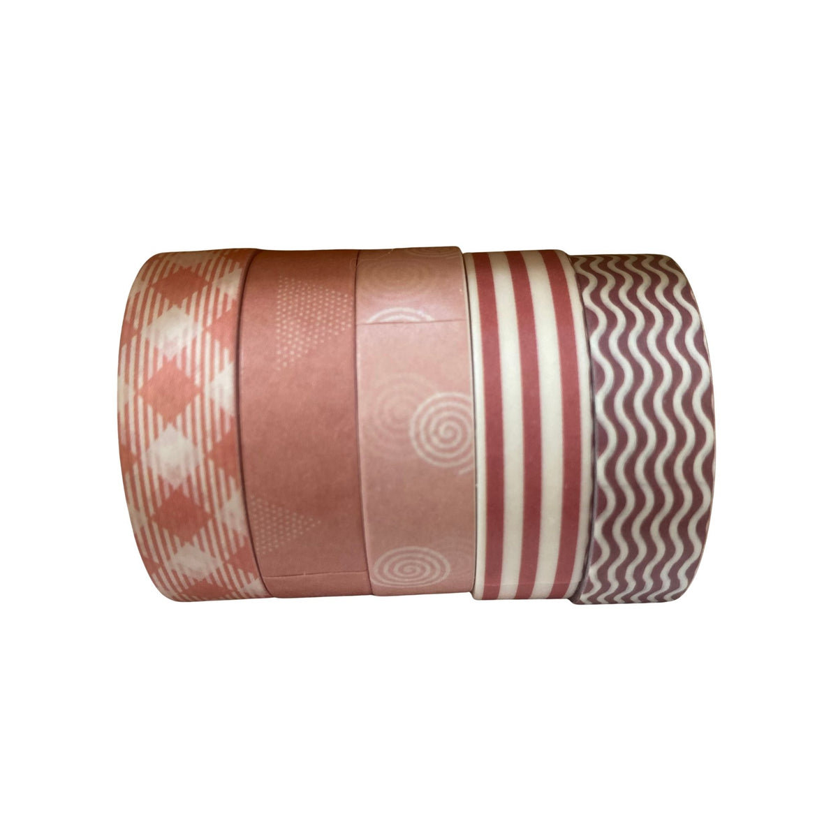 Mini Washi Tape Set Geometric Pattern #3 - 5 Rolls