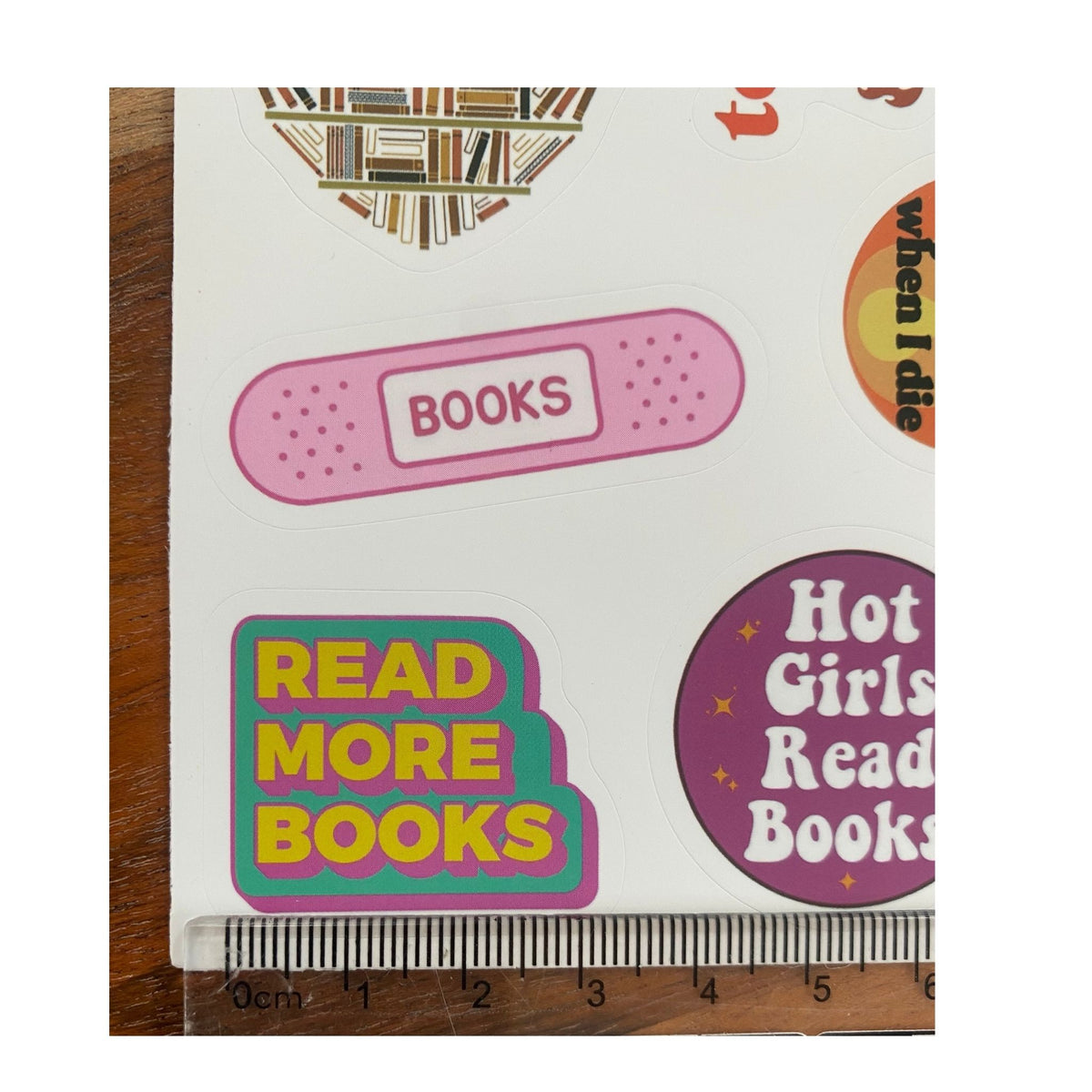 Reading Theme Sticker Sheets #1 - 50 Stickers