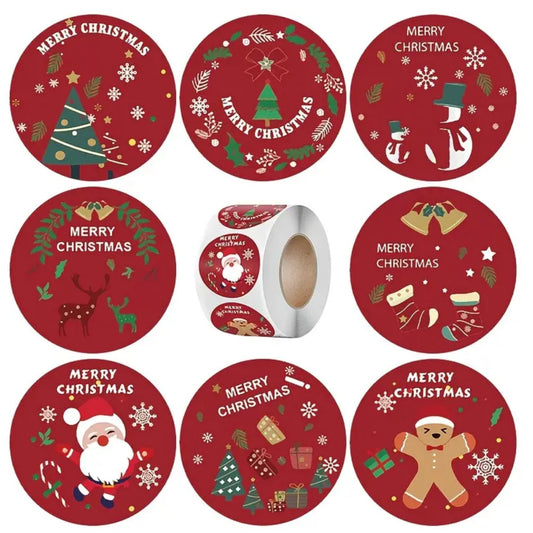 Christmas Design Stickers #8 - 100 Pieces