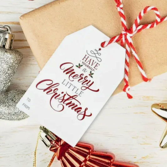 Christmas Gift Card Tags - Set of 10