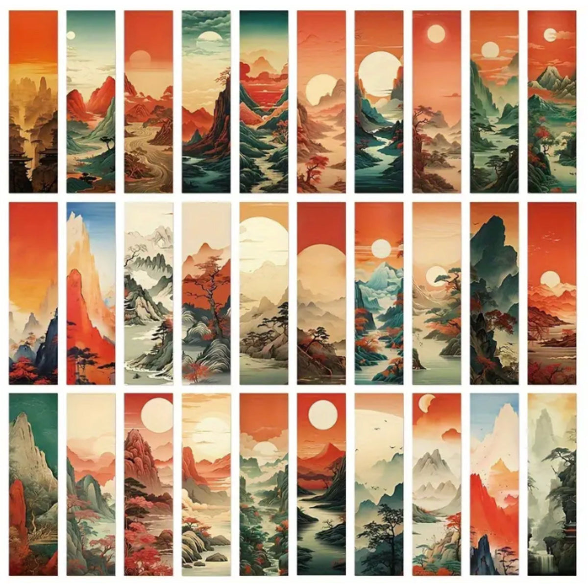 Red River Mountain Bookmarks - Set of 5