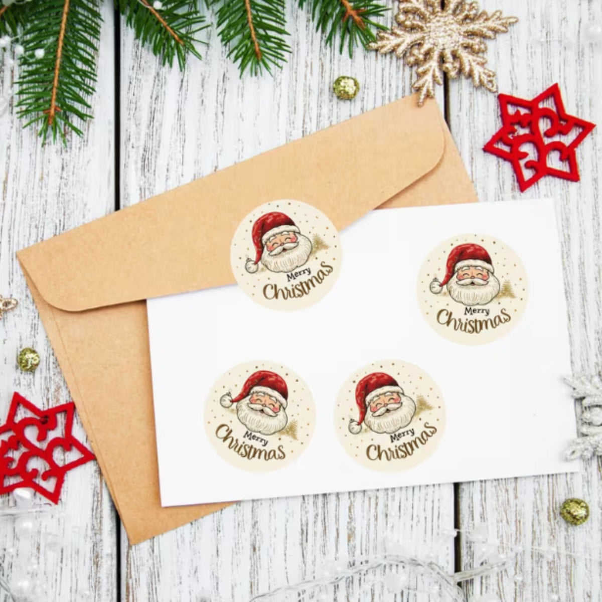Christmas Design Stickers #15 - 100 Pieces