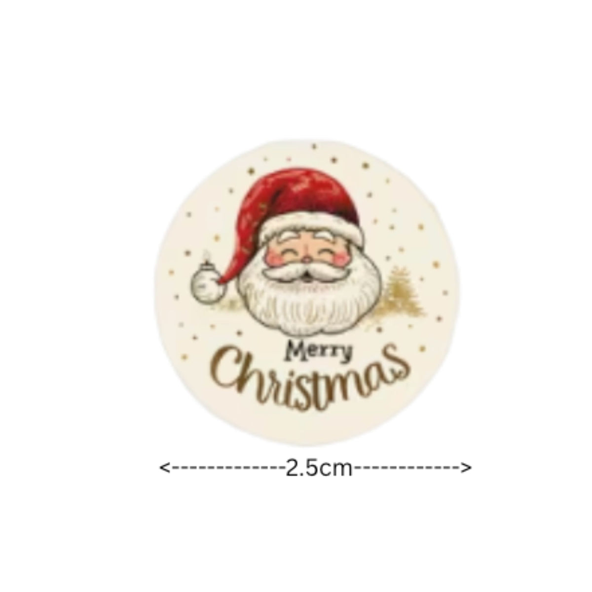 Christmas Design Stickers #15 - 100 Pieces