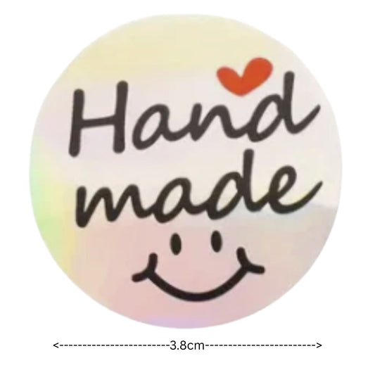 Holographic Handmade Stickers - 50 Pieces