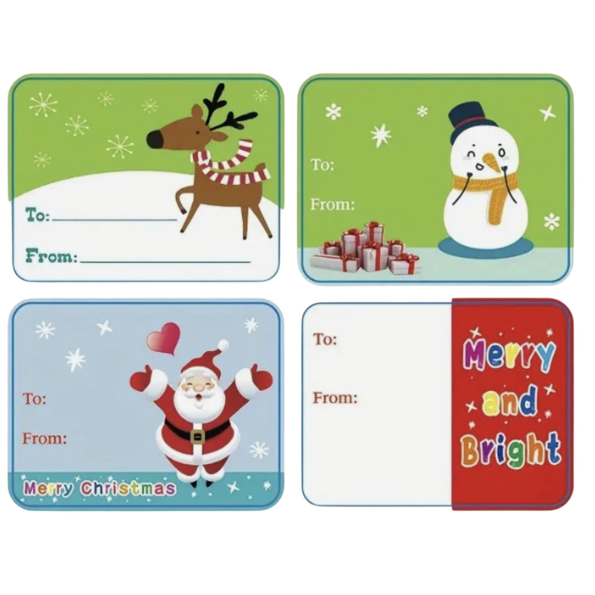 Christmas Gift Stickers Present Labels - 40 Pieces