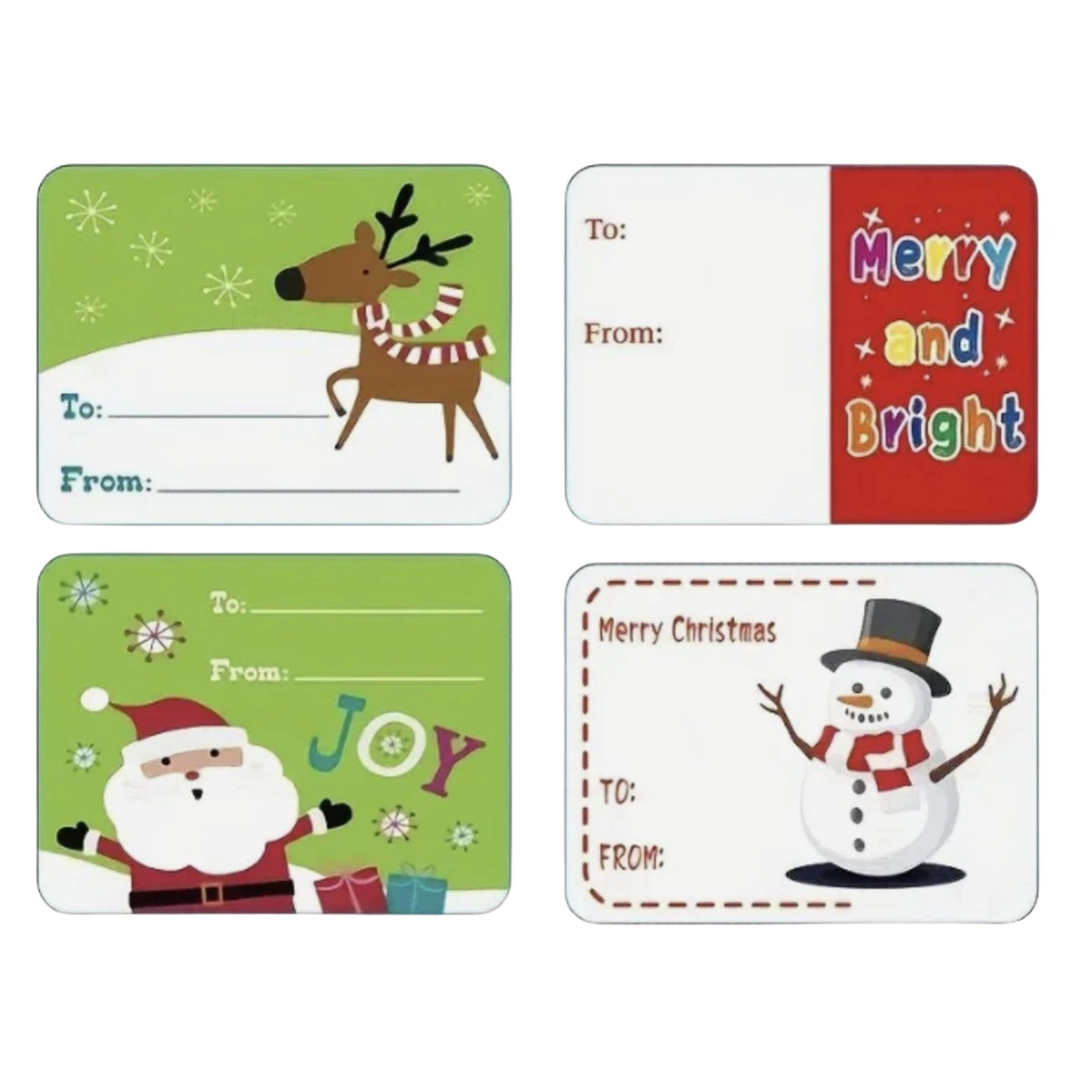 Christmas Gift Stickers Present Labels - 40 Pieces