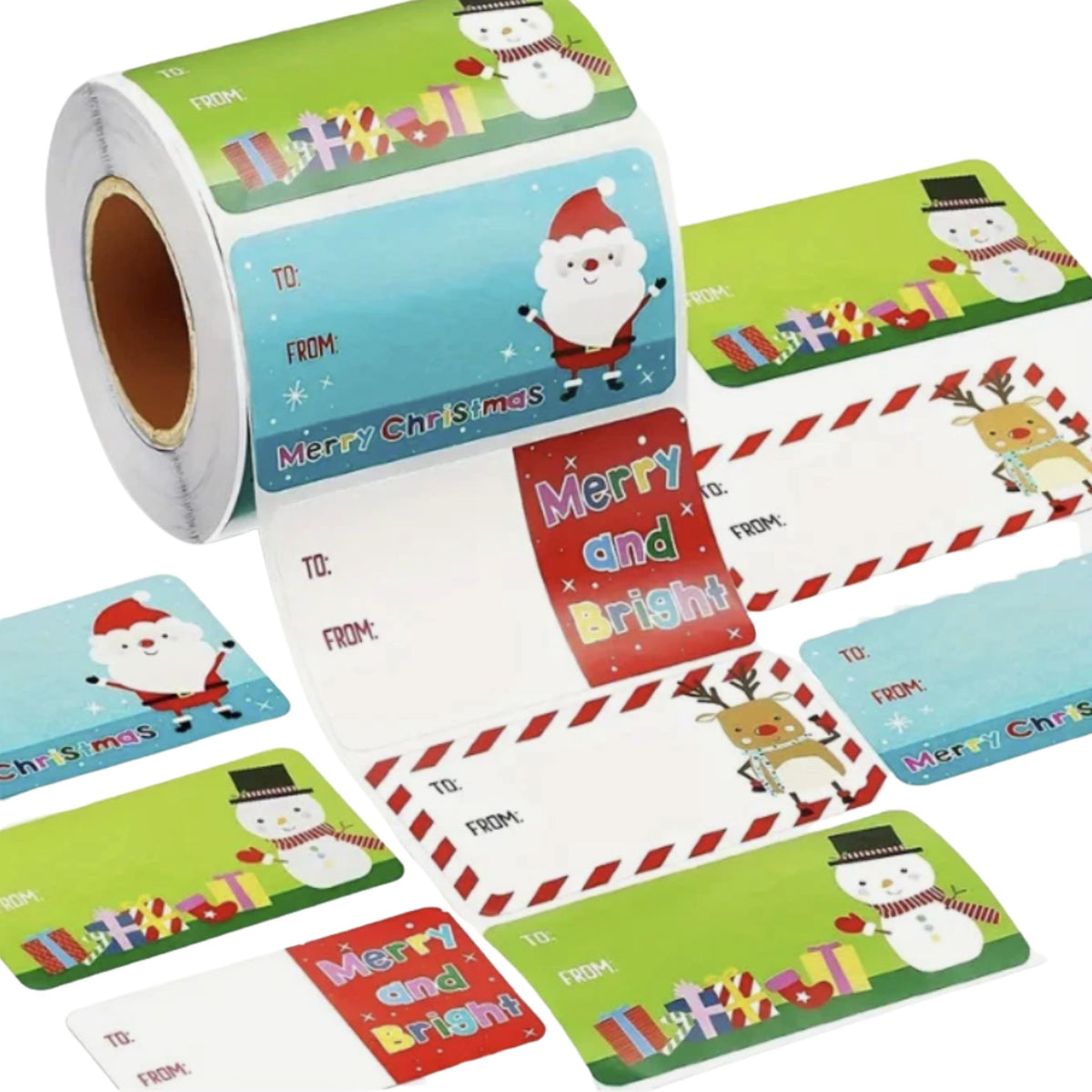 Christmas Gift Stickers Present Labels - 40 Pieces