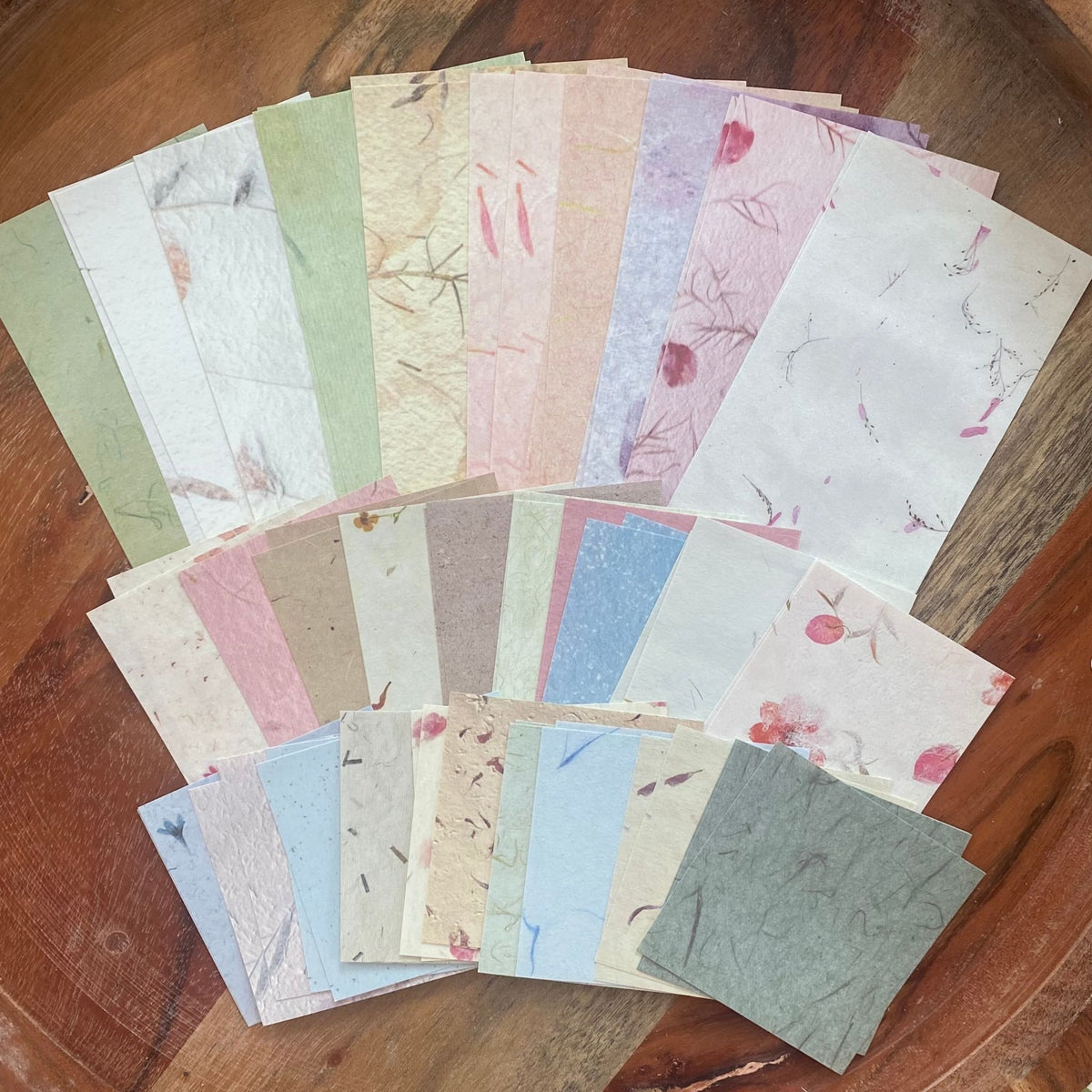 Mini Scrapbooking Paper Pack Soft Floral - 60 Pieces