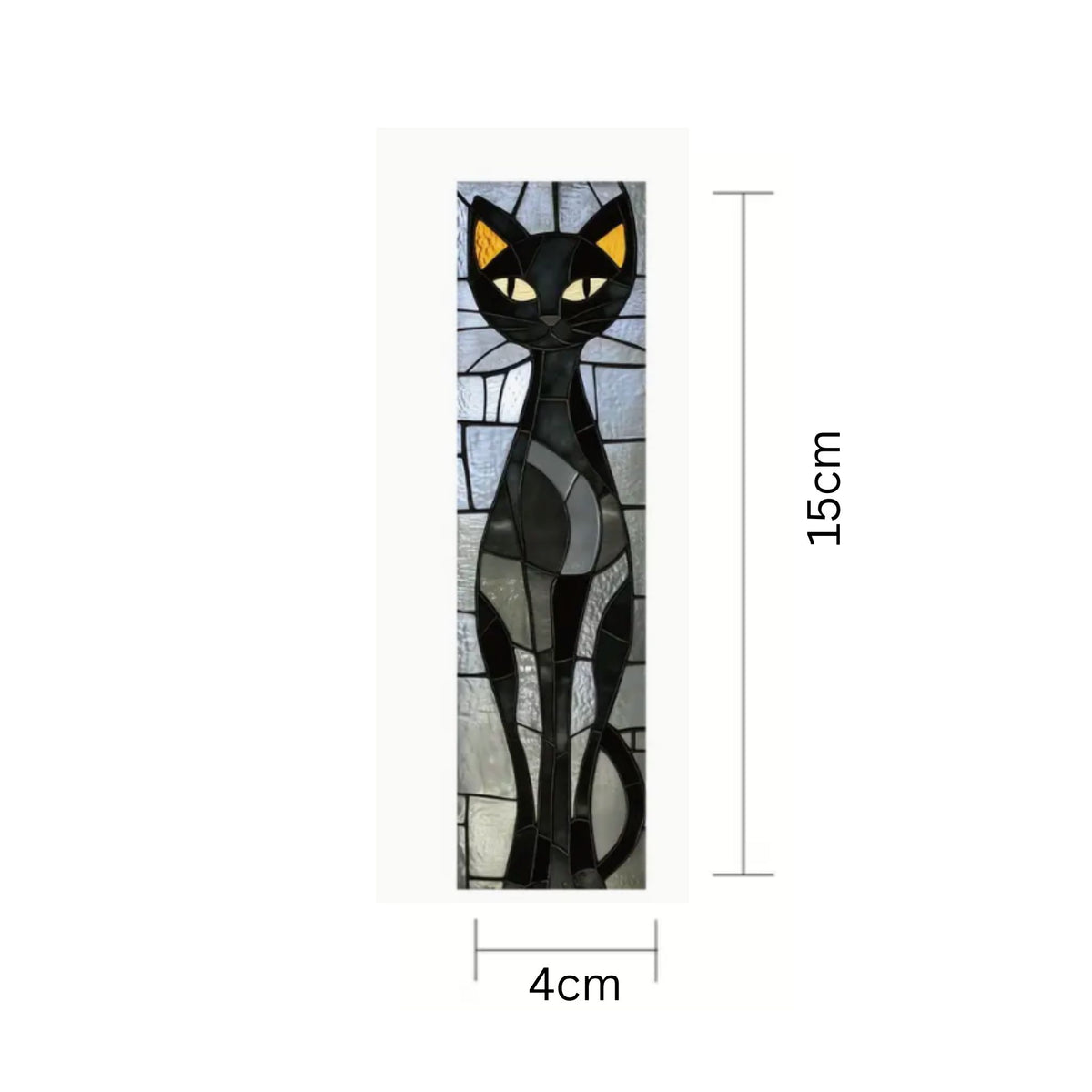 Abstract Cat Design Bookmarks - Set of 5