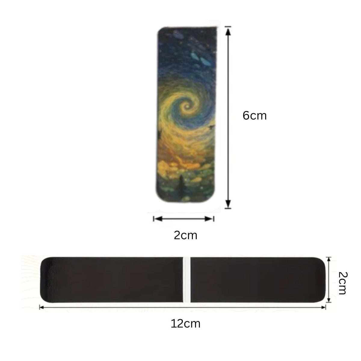 Sunset Landscape Scenery Magnetic Bookmarks #2 - Set of 3