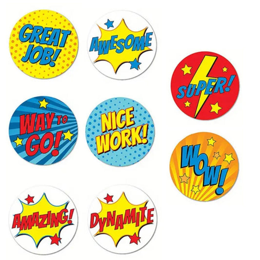 Teacher Reward Stickers #4 - 100 Pieces