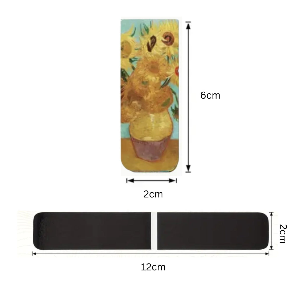 Van Gogh Magnetic Bookmarks #2 - Set of 3