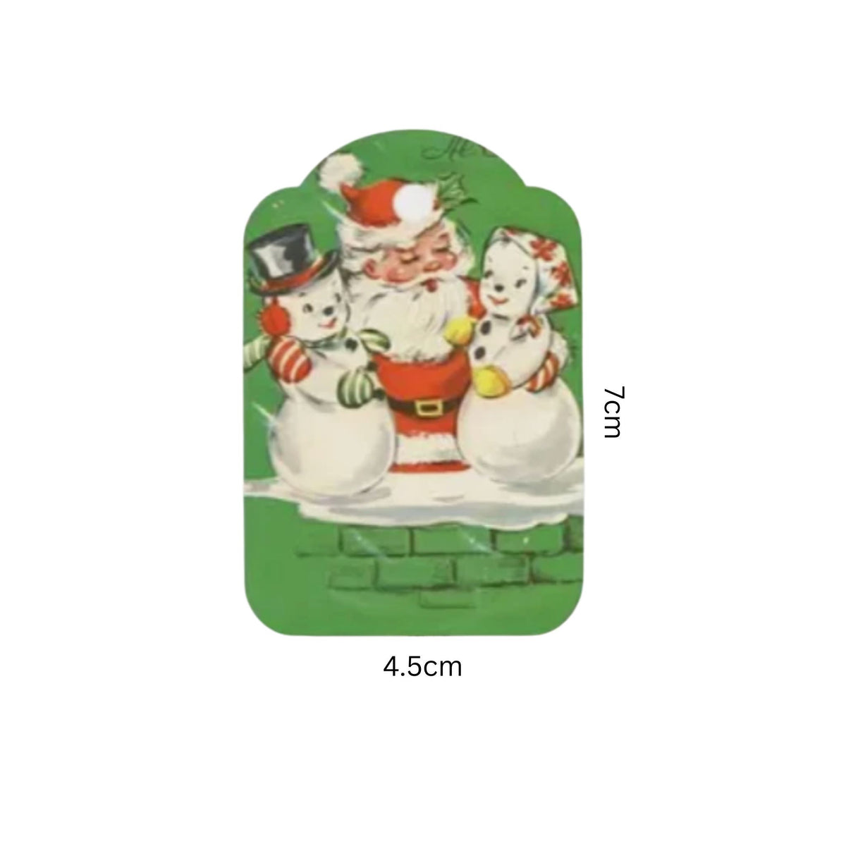 Vintage Christmas Gift Card Tags - Set of 12