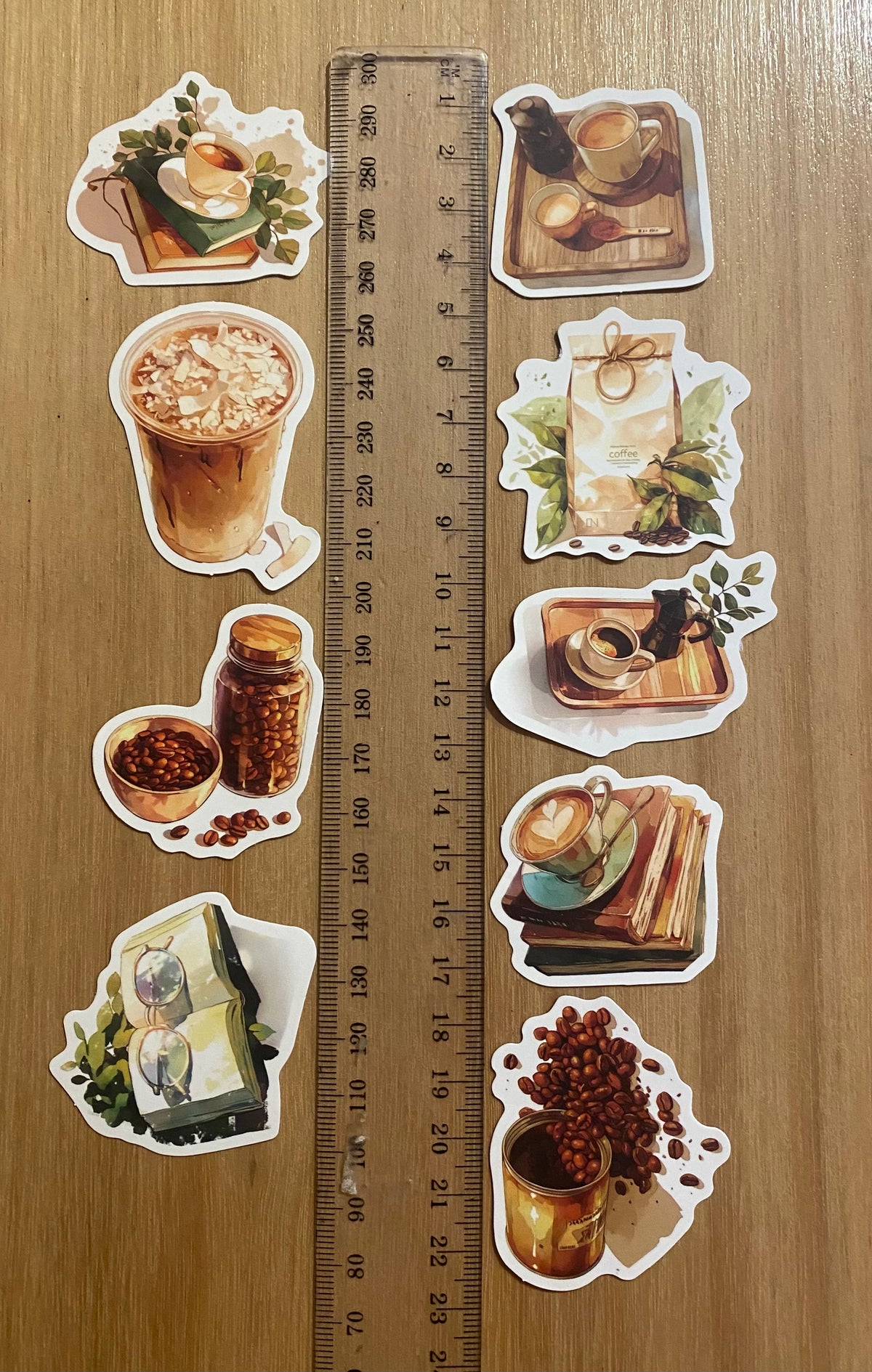 Vintage Coffee Design Stickers