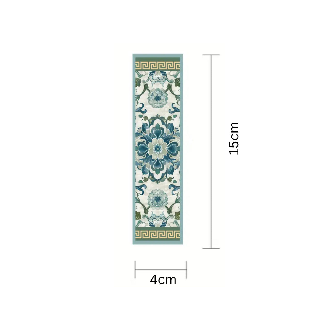 Vintage Floral Design Bookmarks - Set of 5