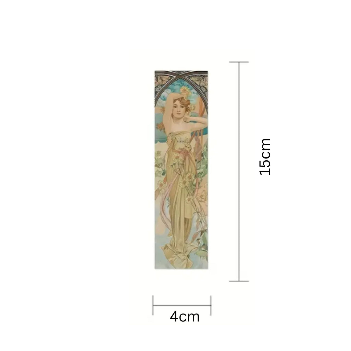 Alphonse Mucha Art Bookmarks - Set of 5