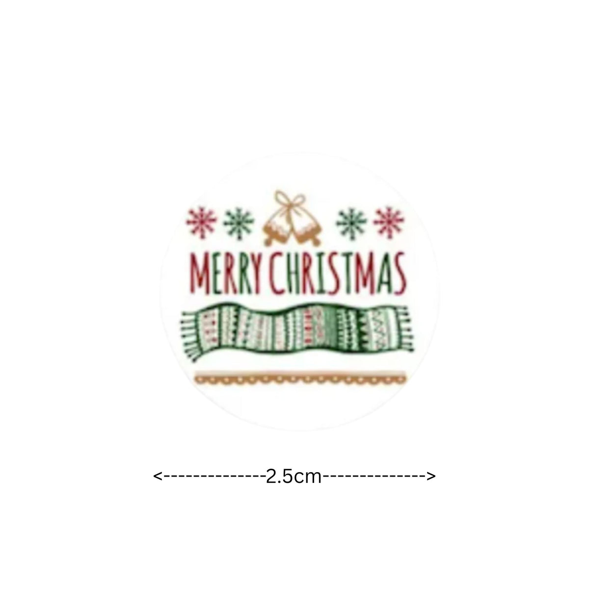 Christmas Design Stickers #12 - 100 Pieces