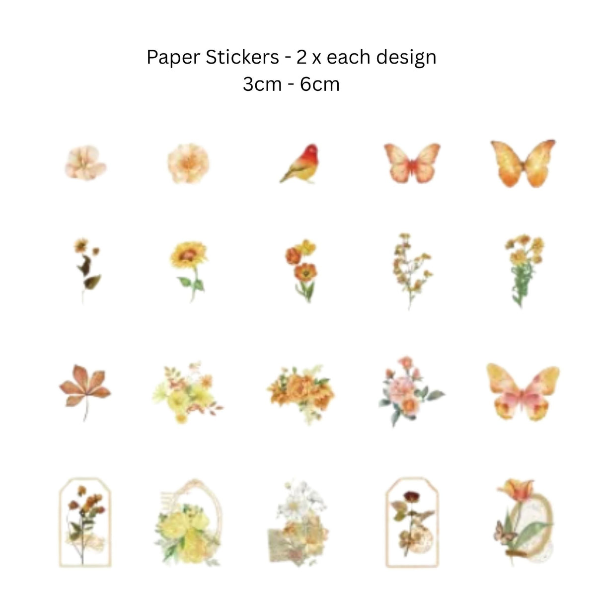 Neutral Scrapbooking Junk Journal Paper & Sticker Pack - 100 Pieces